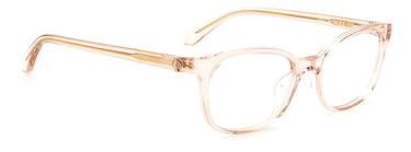 Youth Girls Kate Spade Eyeglasses: Luella - Crystal Pink(2) SpecSMART Eye Clinic (Diagonal View)